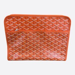 Goyard Orange Jouvence GM Toiletry Bag